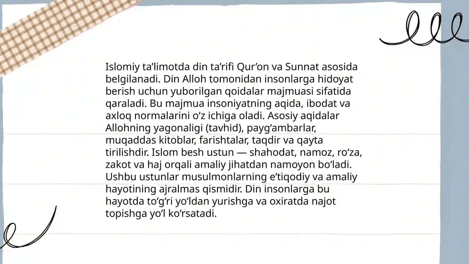Din tushunchasi va tarixiy ta'rifi 4