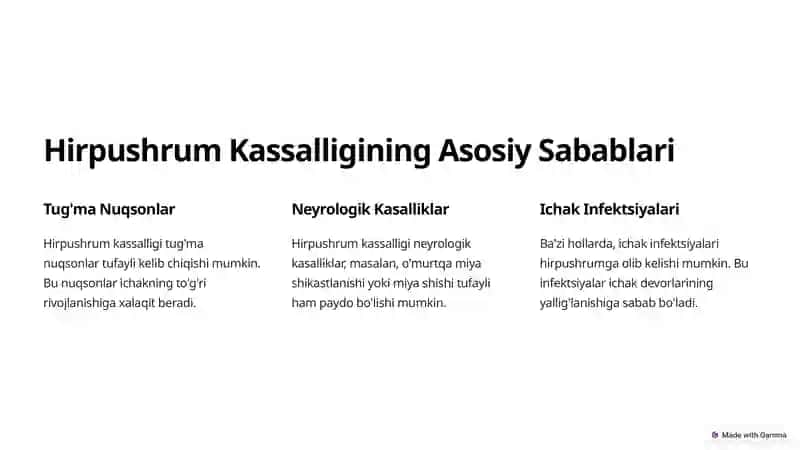 Megakolon va Hirpushrum Kassalligida Operatsiyalar 4