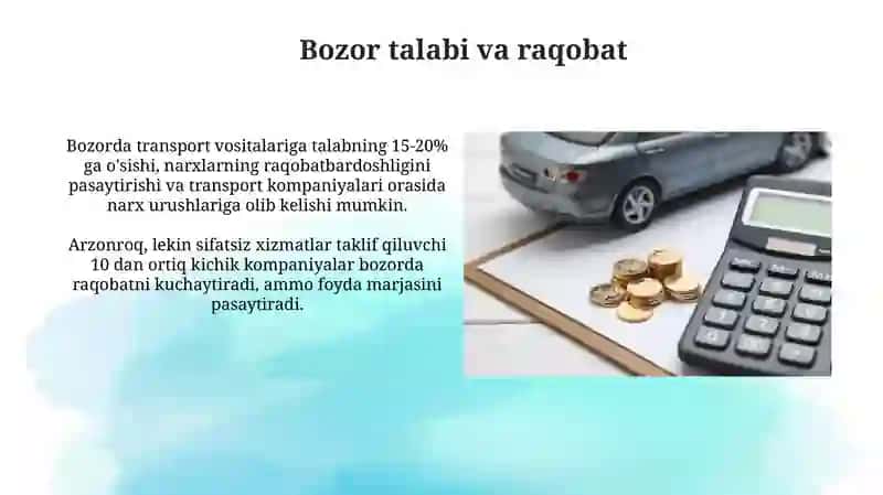 Transport vositalarining tannarx tushunchasi va asosiy tamoyillari 4