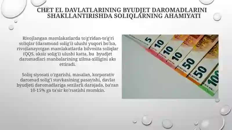 Chet el davlatlarining soliq tajribasi va saboqlari 4