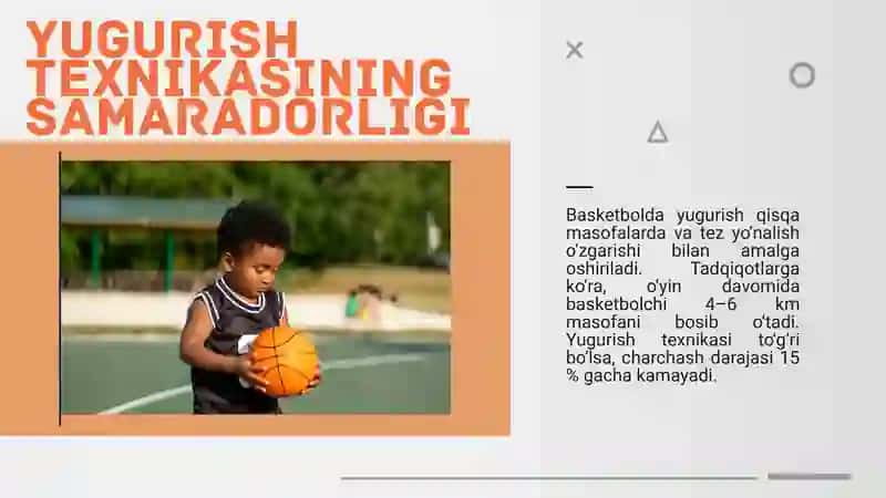 Basketbol o'yinida harakatlanish texnikasi 4