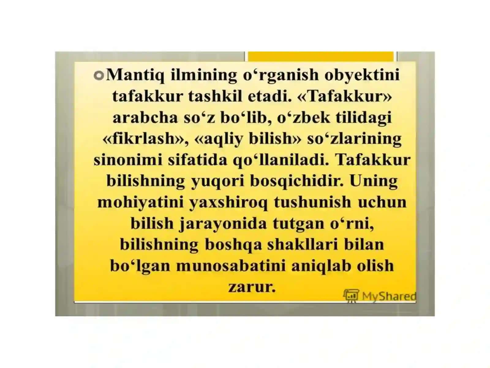 HUKM TAFAKKUR SHAKLI SIFATIDA 4
