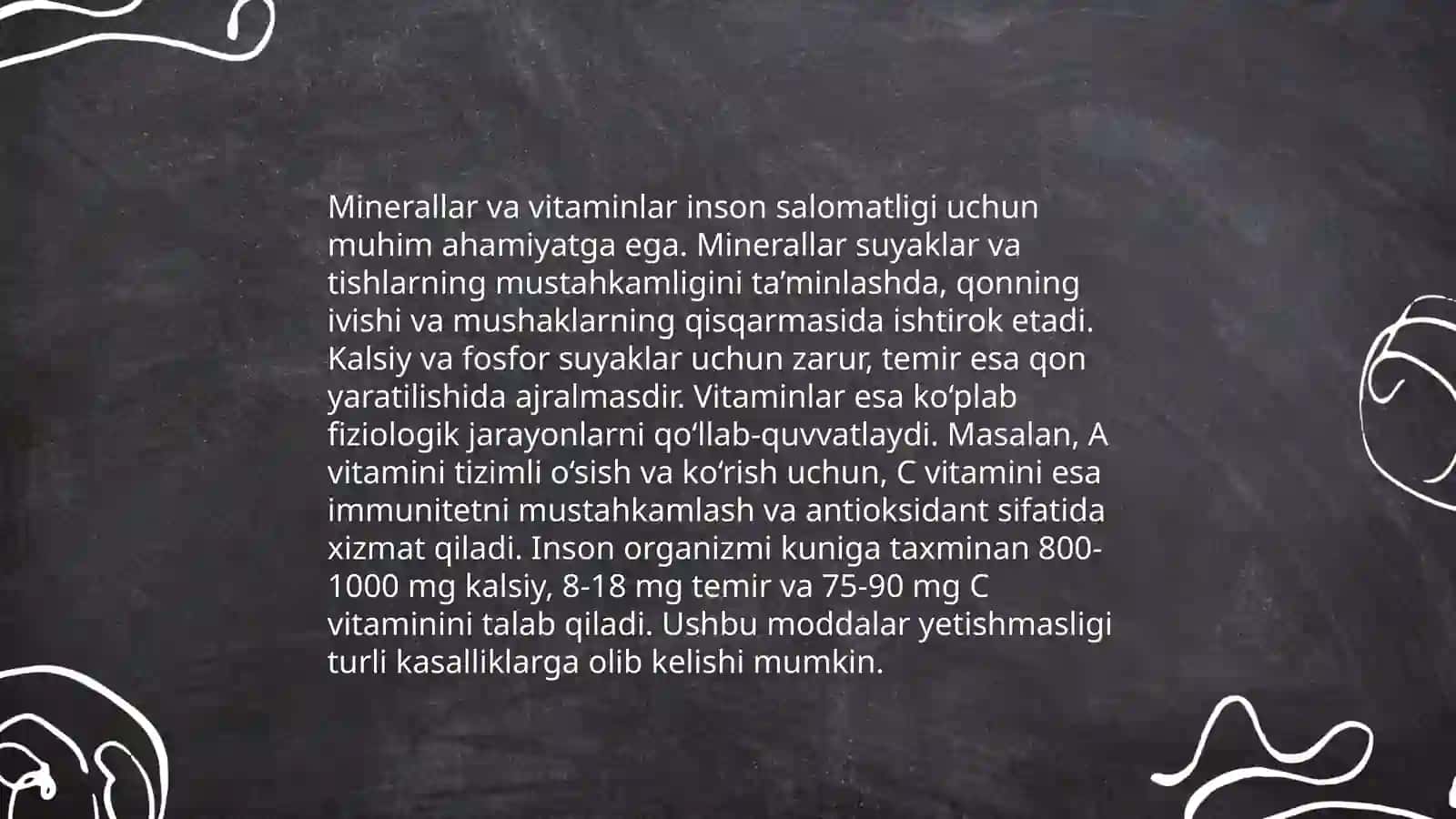 Energiya almashuvining boshqarilishi 4