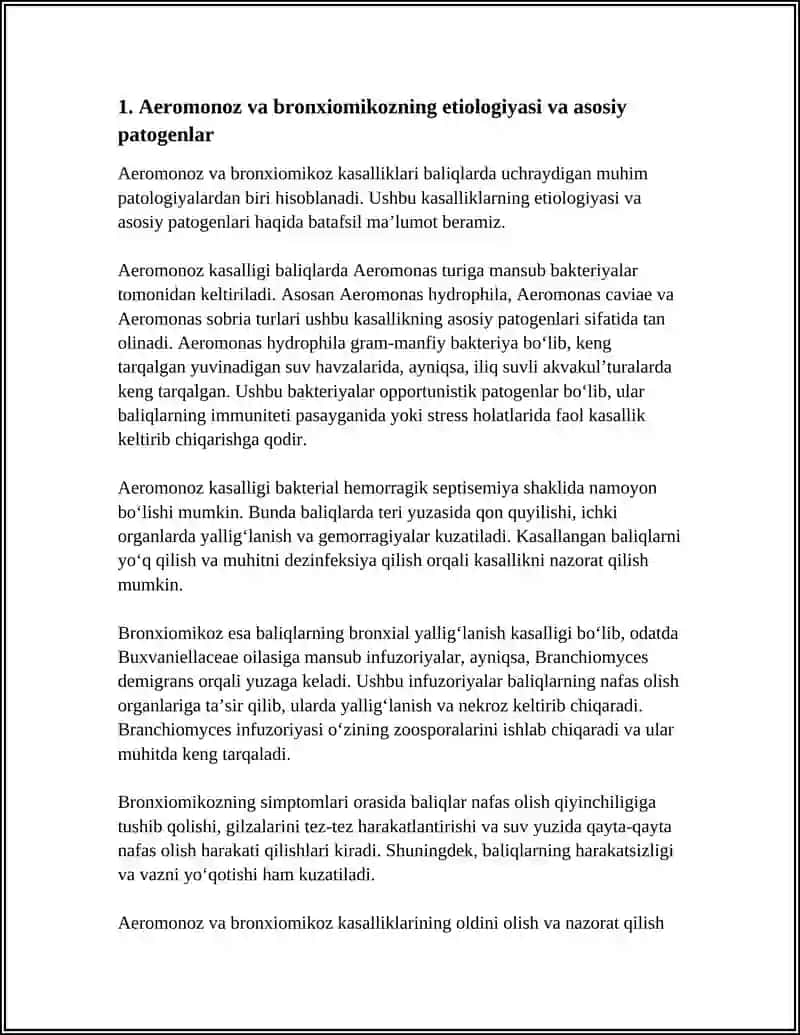 BALIQLARNING AEROMONOZ VA BRONXIOMIKOZ KASALLIGI 4