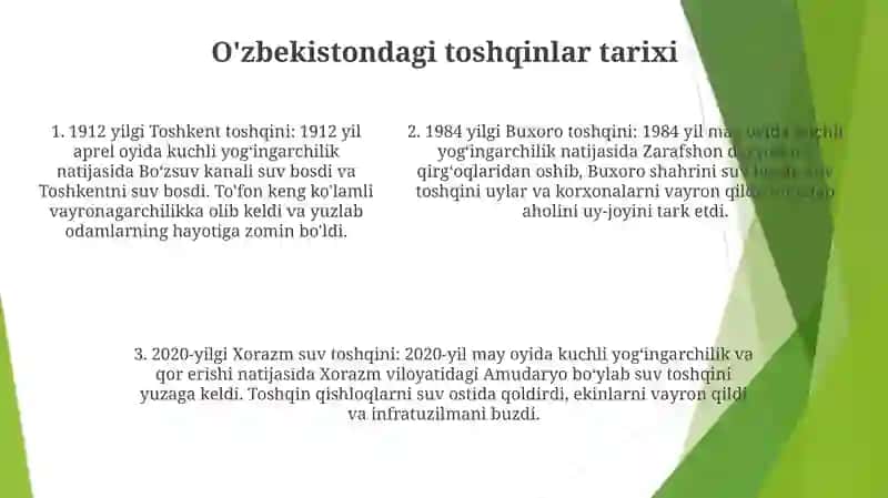 Oʻzbekistonda RoʻY Bergan Sel Toshqinlari 4