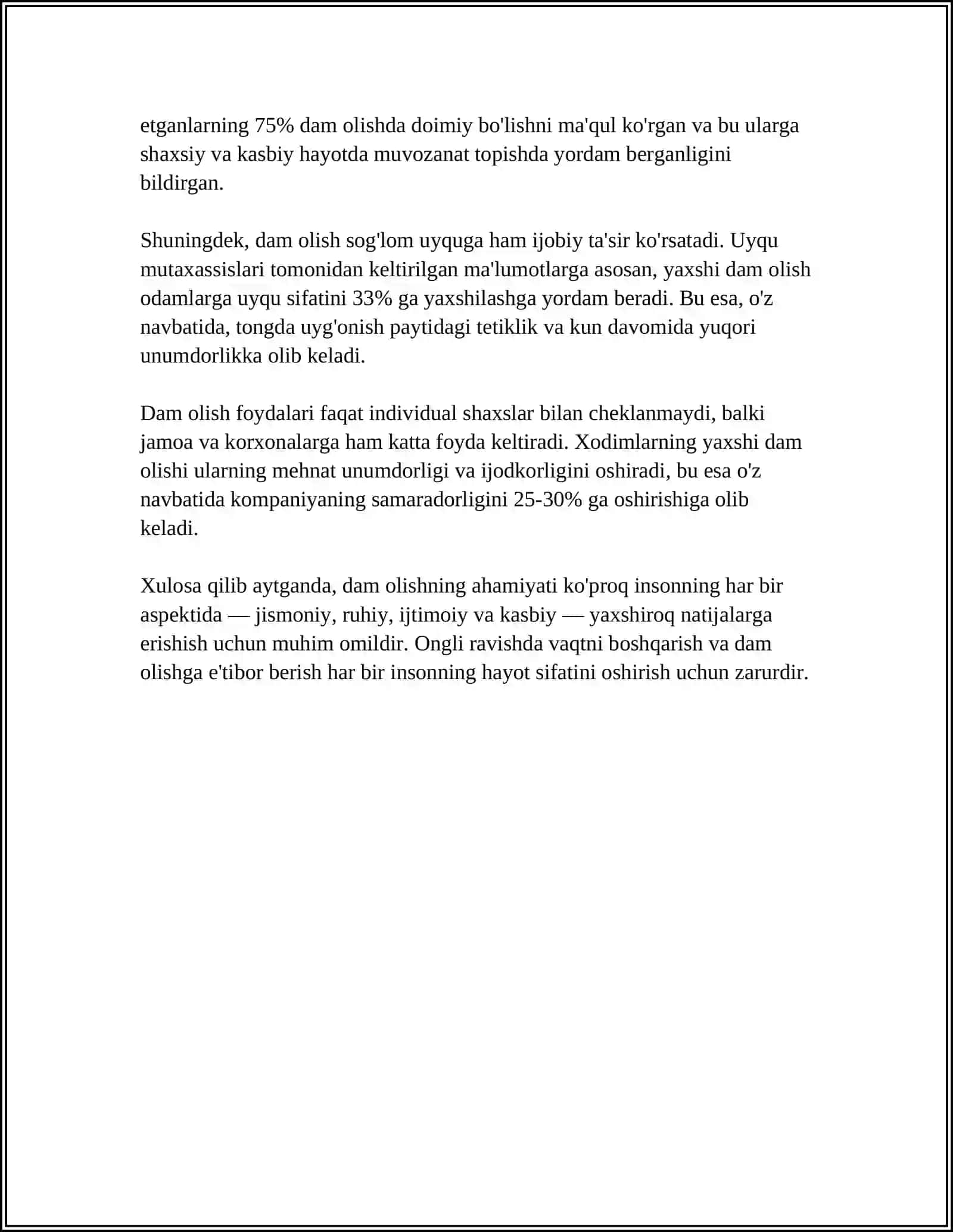 SAVOD O‘RGATISH DARSLARIDA DAM OLISH DAQIQALARINI TASHKIL ETISH 4