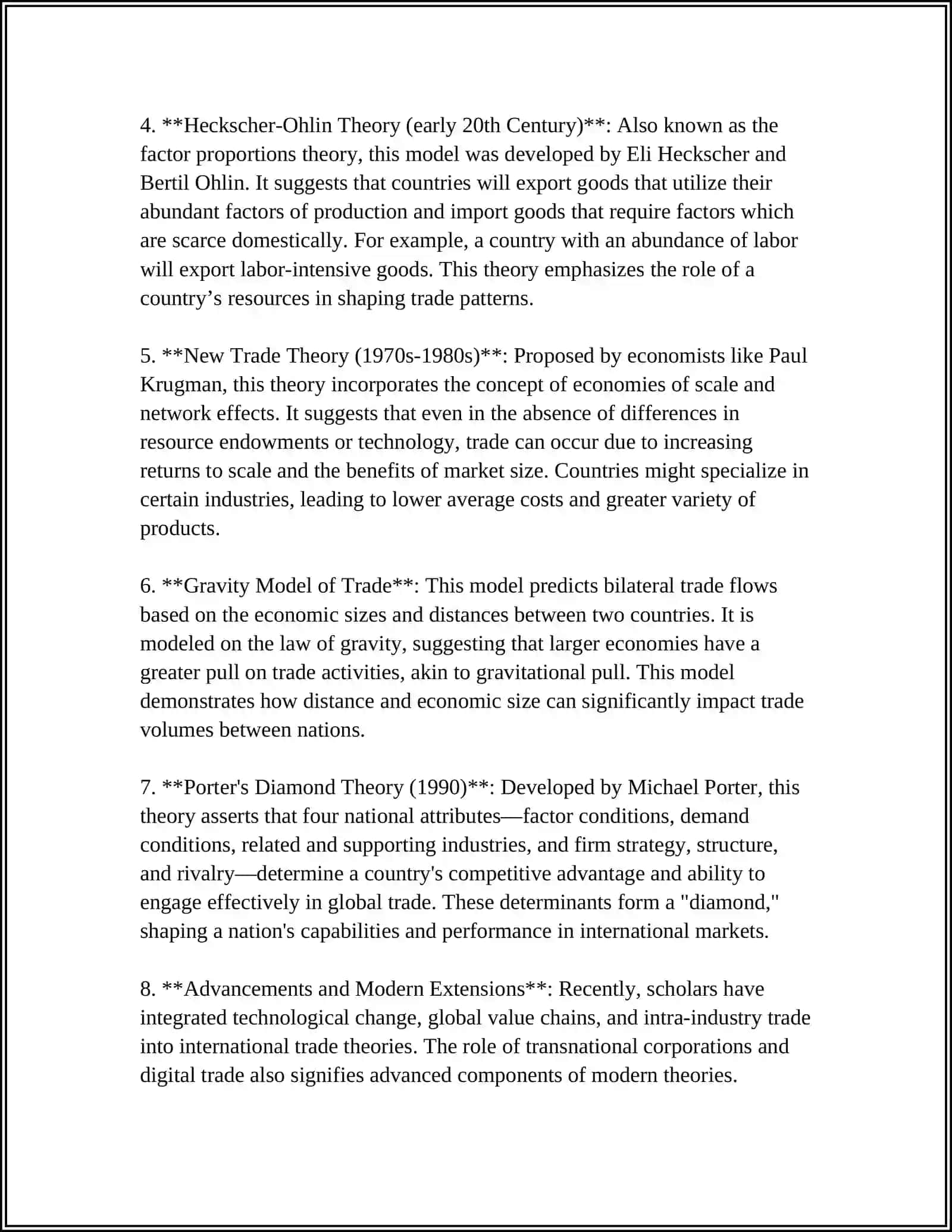 PRINCIPLES OF INTERNATIONAL ECONOMIC RELATIONS 4