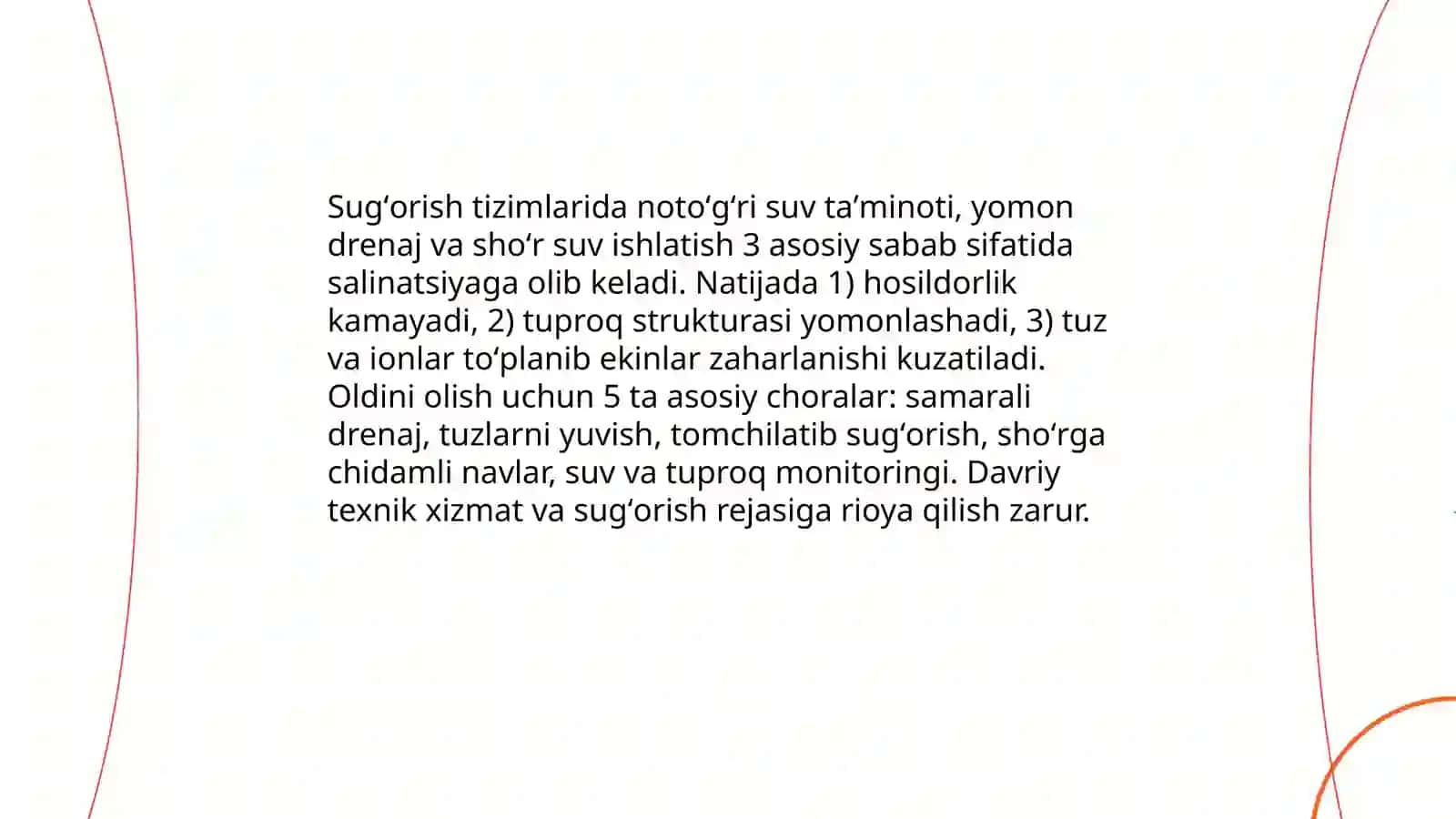 Qishloq xoʻjaligi va ekologik muomollar 4