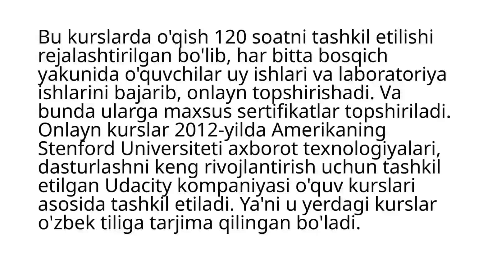 Bir Million O'zbek Dasturchilari 4