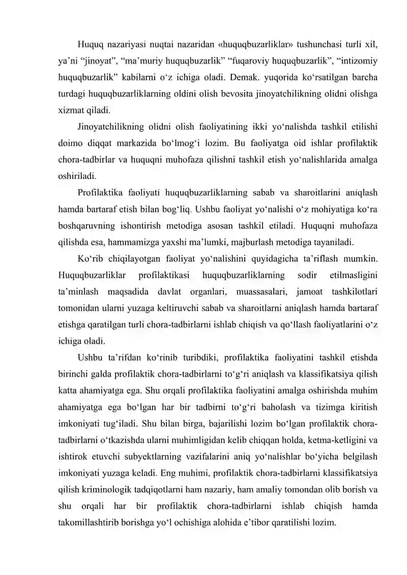 Jinoyatchilikning oldini olish 4