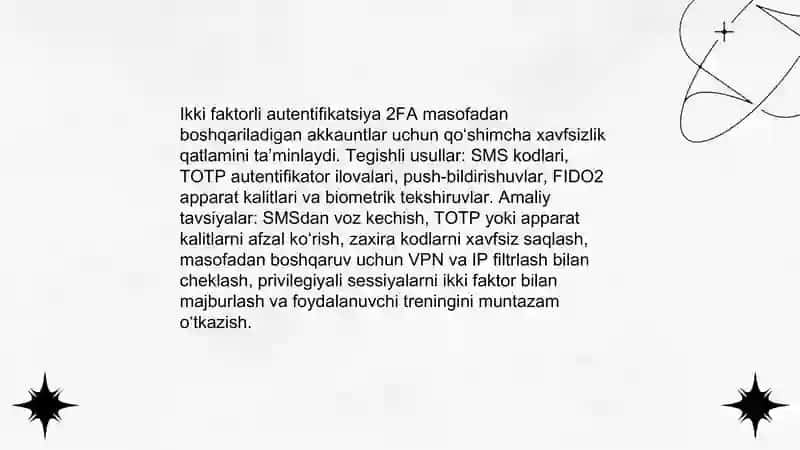 Masofadan boshqariladigon akkauntlar 4