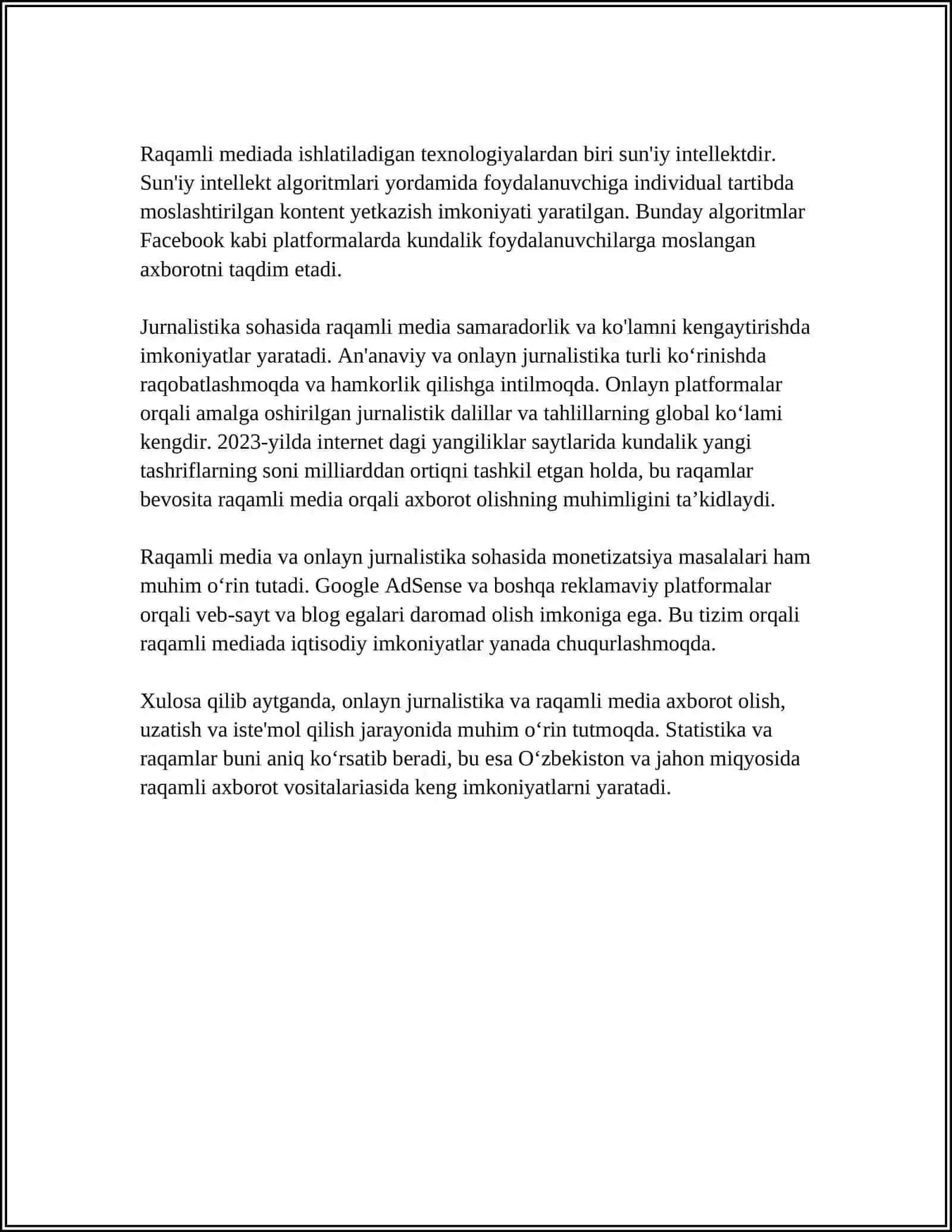 ONLAYN JURNISTIKADA SAYTLAR VA ULARNI BAHOLASH 4