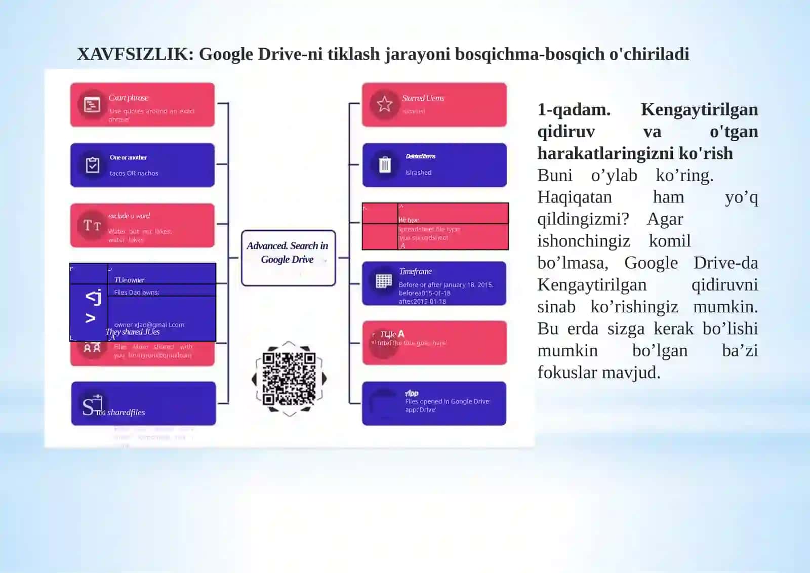 Google Drive fayllarini saqlash mumkin bo‘lgan bulutli hosting yaratish 4