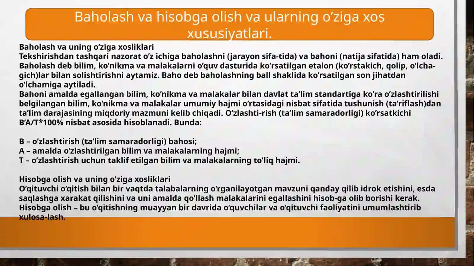 Ta’limni olganlikni tashxis etish 4