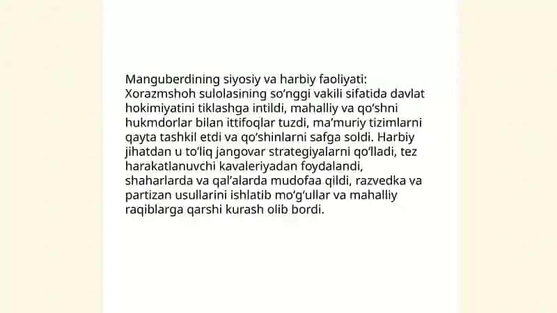 Jaloliddin Manguberdi-Vatan himoyachisi 4