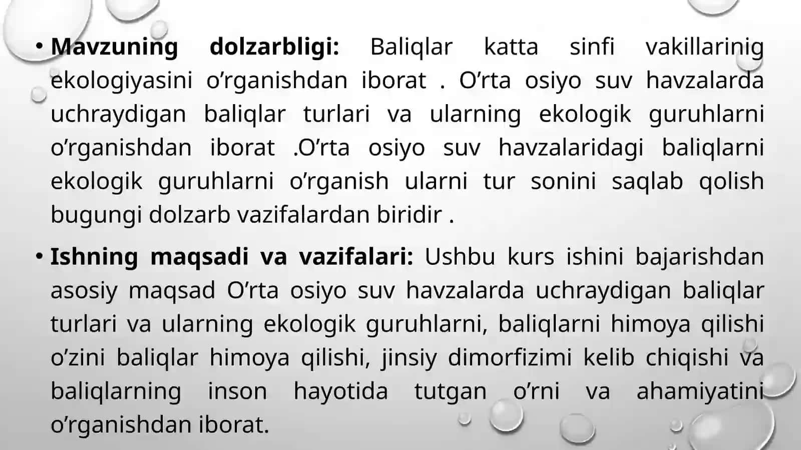 Baliqlarning ekologik guruhlari 4