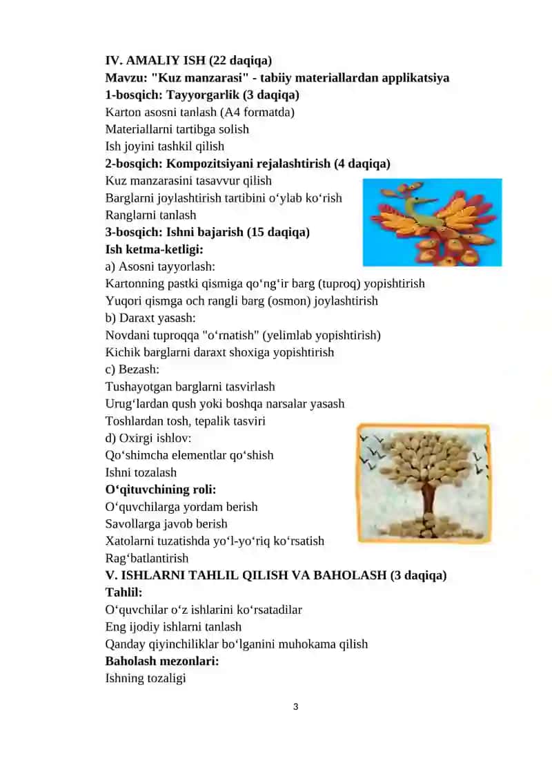 Tabiiy materiallardan ijodiy ishlar 4