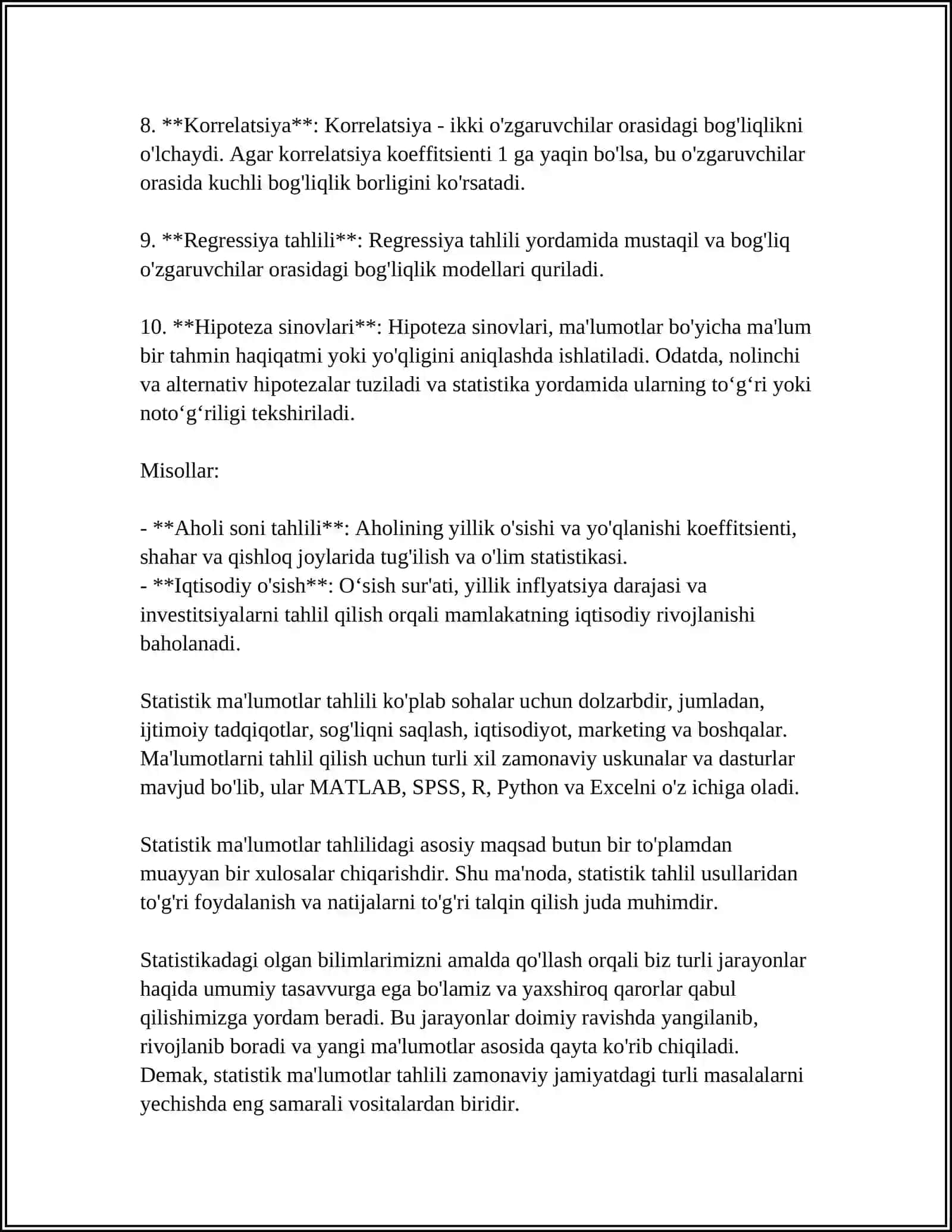 STATISTIKA HAQIDA 4