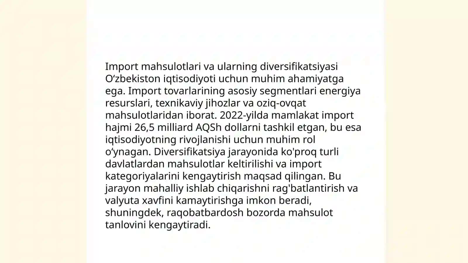 O'zbekistonning tashqi iqtisodiy aloqalari 4