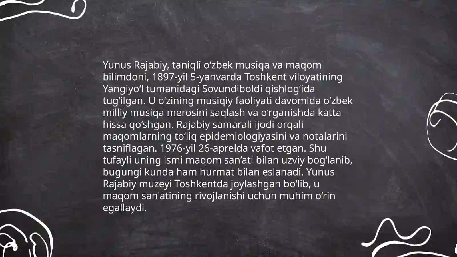 Yunus Rajabiy hayoti va Ijodi 4