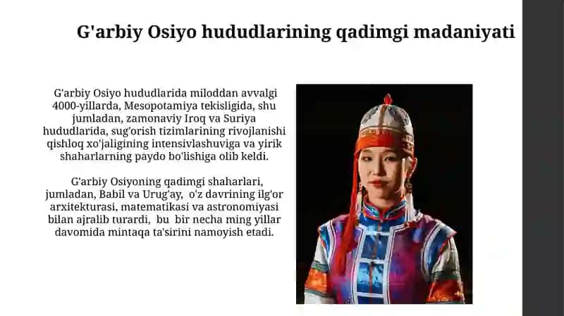 Osiyo xalqlari etnologiyasi 4