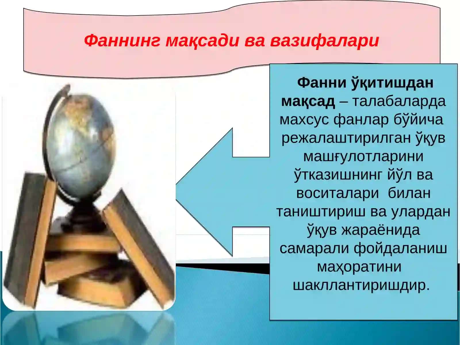 Махсус фанларни ўқитиш методикаси фан сифатида 4