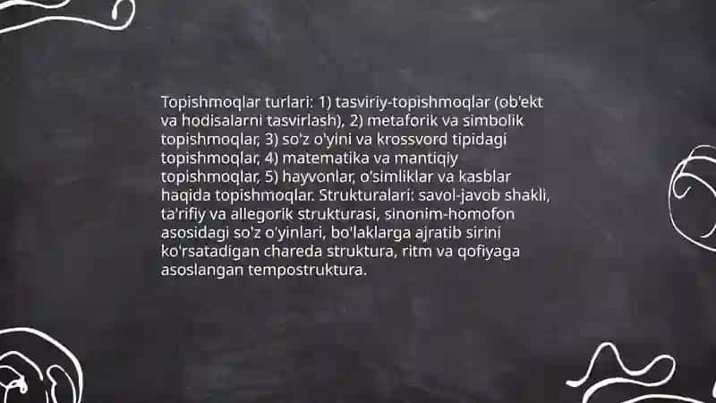Xalq maqollari va topishmoqlari 4