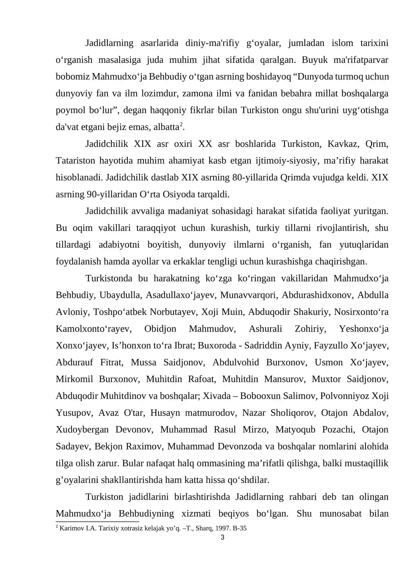 Mahmudxo‘ja Behbudiyning islom tarixiga oid asarlari 4