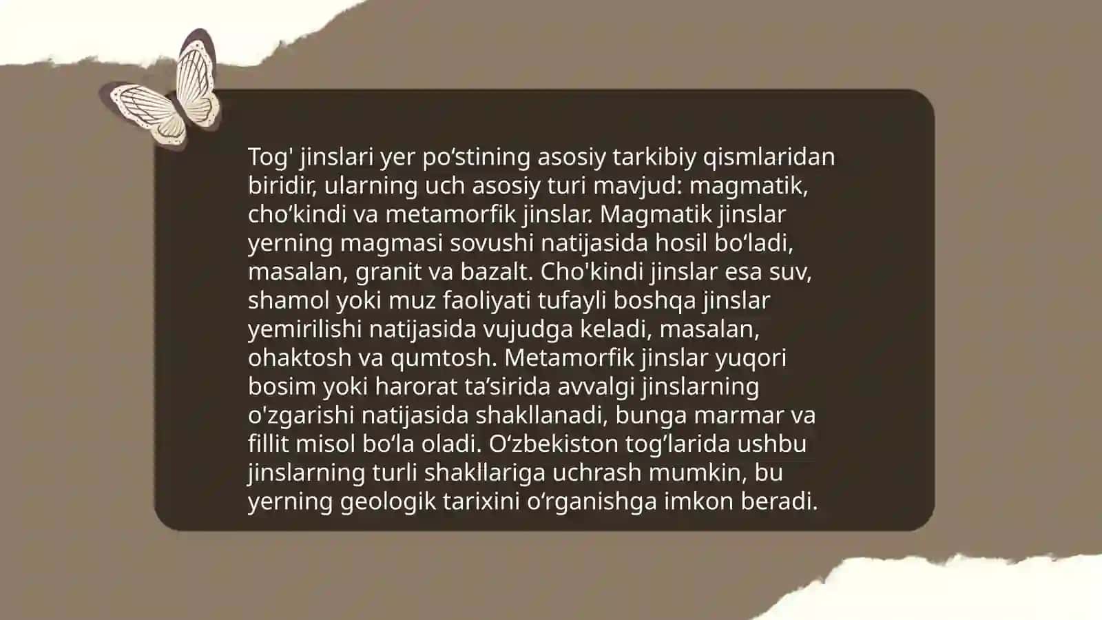 Lanshaft hosil qiluvchi omillar 4