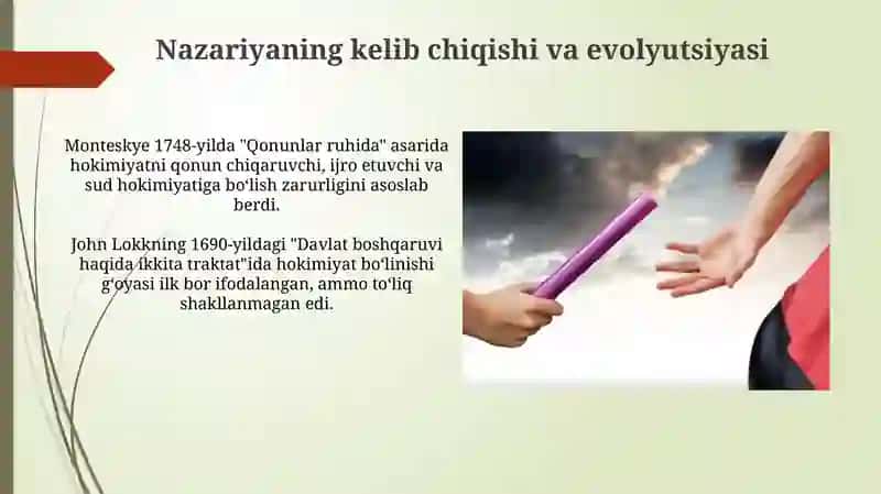Hokimiyat boʻlinish prinsipi 4