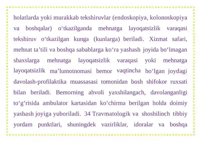 Mehnatga Layoqatsizlik Ekspertizasi 4