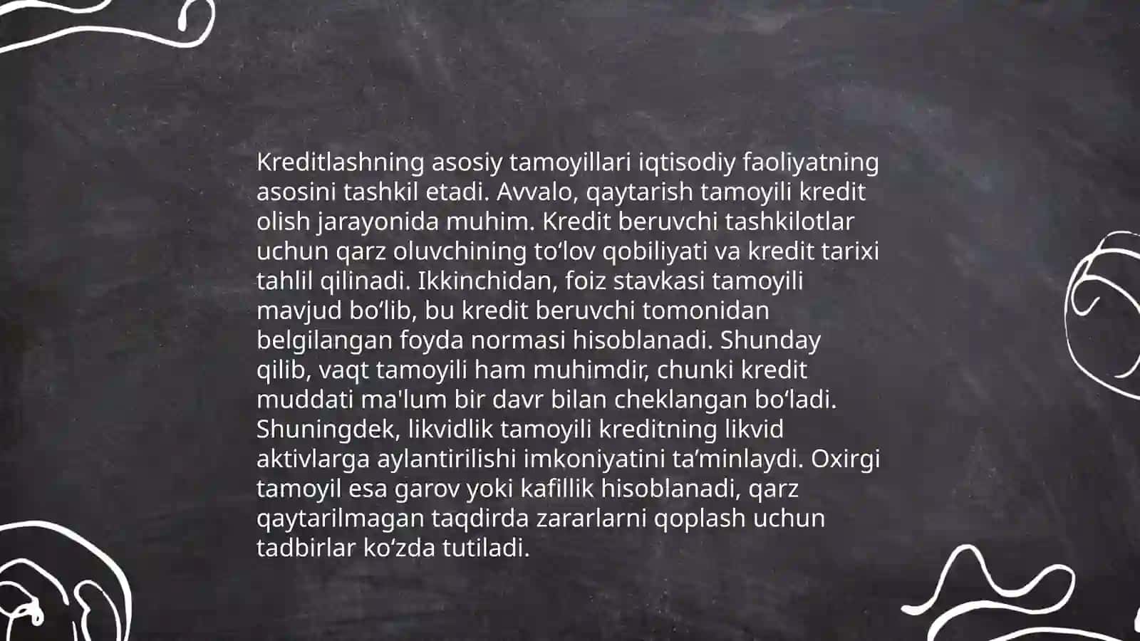 Kreditning maqsadi 4