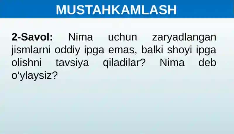 Elektr toki haqida tushuncha 4