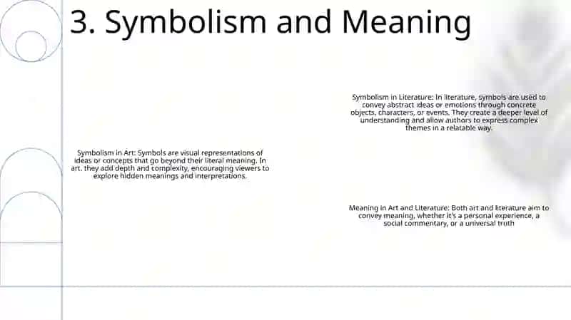 The Interplay of Art and Literature 4
