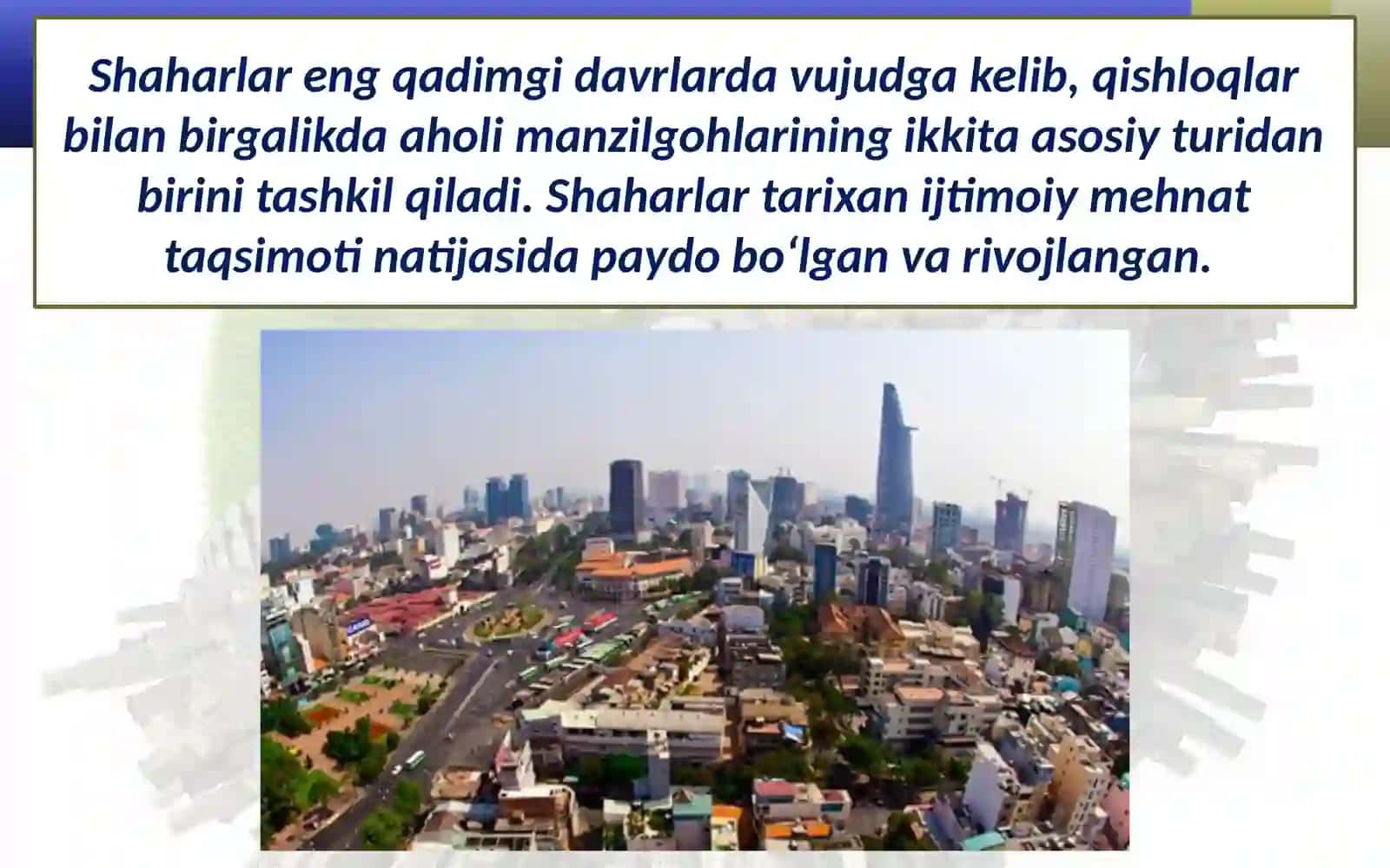 Urbanizatsiya jarayonining global va regional jihatlari 4