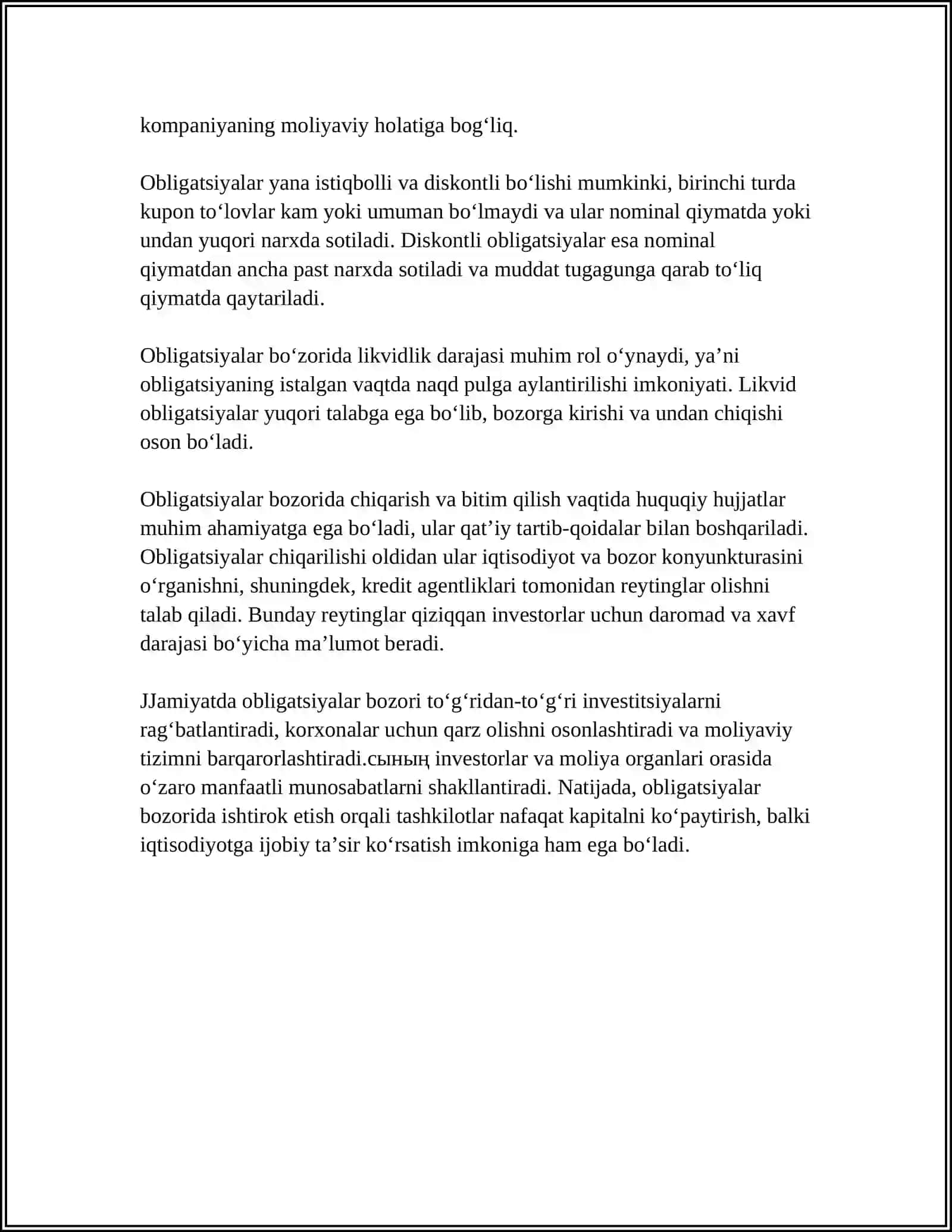 AIFU IQTSODIYOT 2 KURS 4