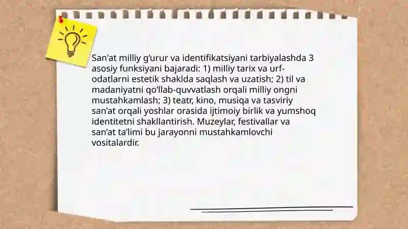 Jamiyat tarbiyasida adabiyot va san'atning o'rni 4
