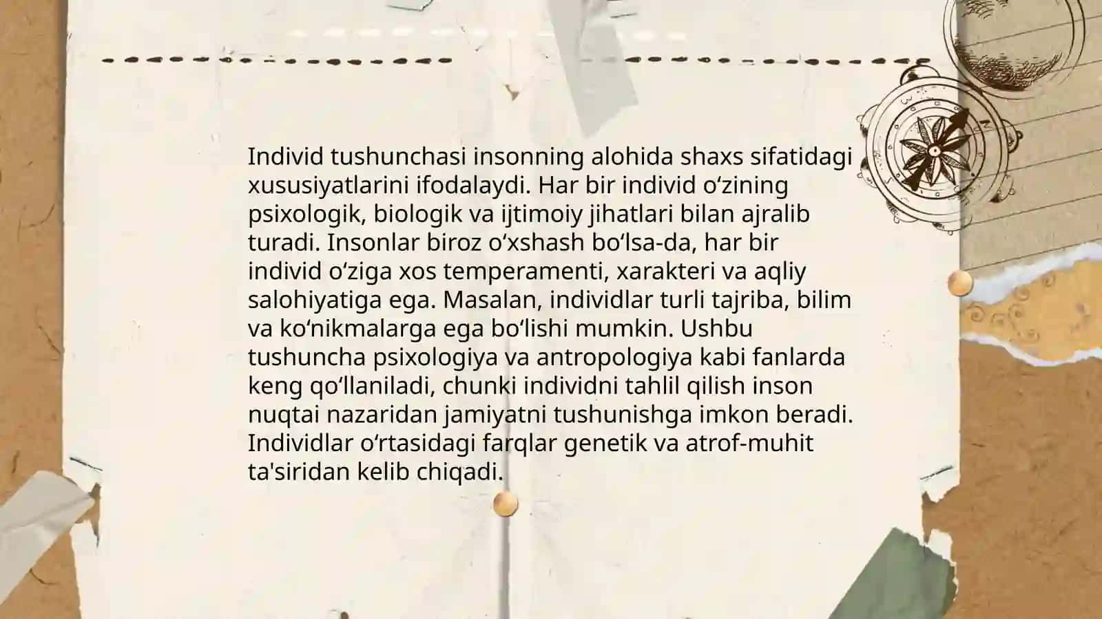Shaxs haqida tushuncha 4