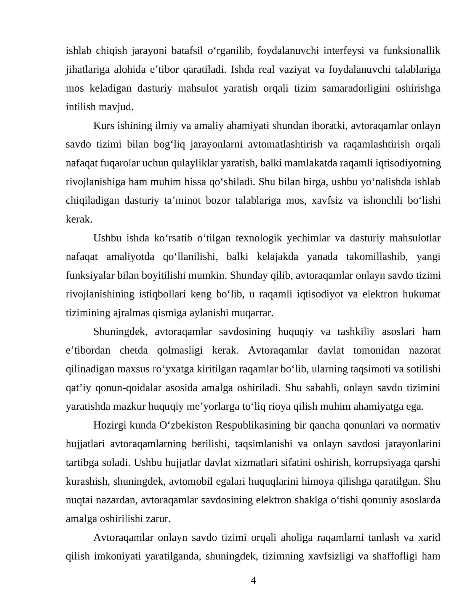 Avtoraqamlar ONLAYN SAVDO TIZIMINING NAZARIY ASOSLARI 4