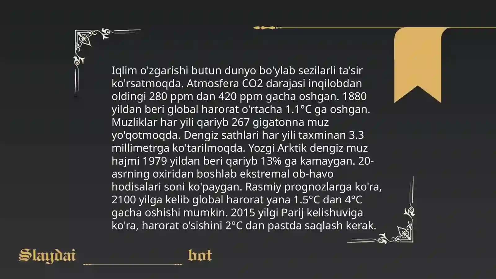 Ekologik va global muammolar 4