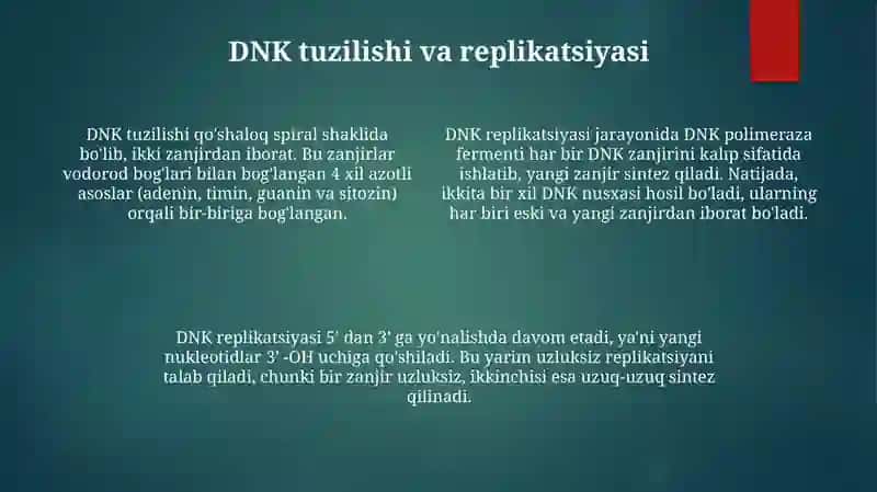 Nuklein kislotalarning tuzilishi 4