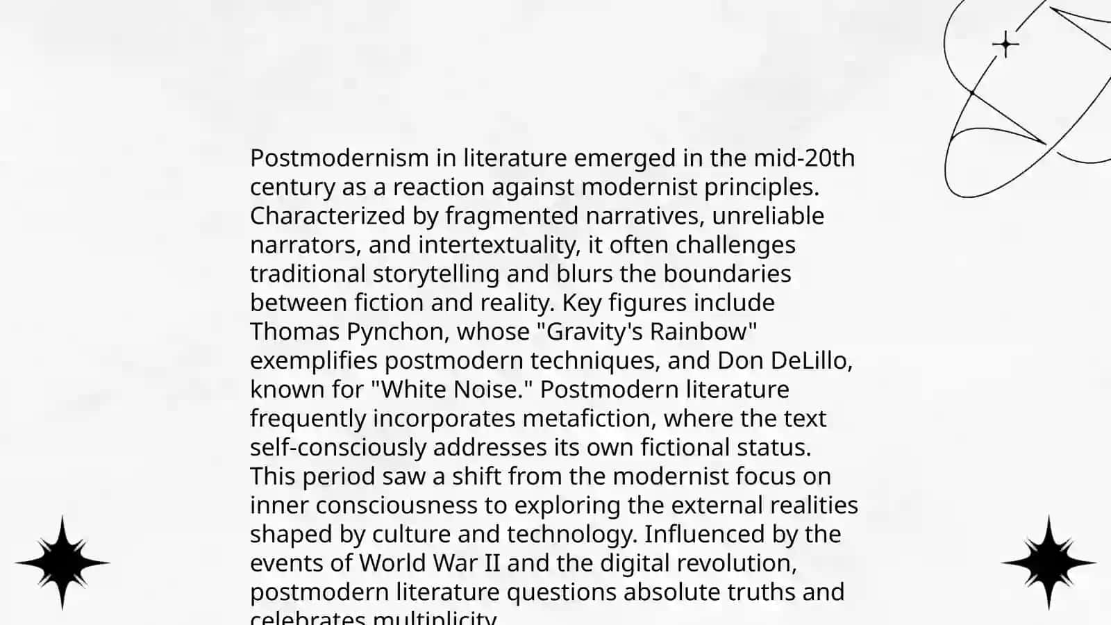 The Twentieth Century Literature 4