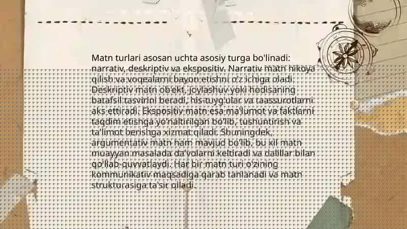 Matn va uning ko'rinishi 4
