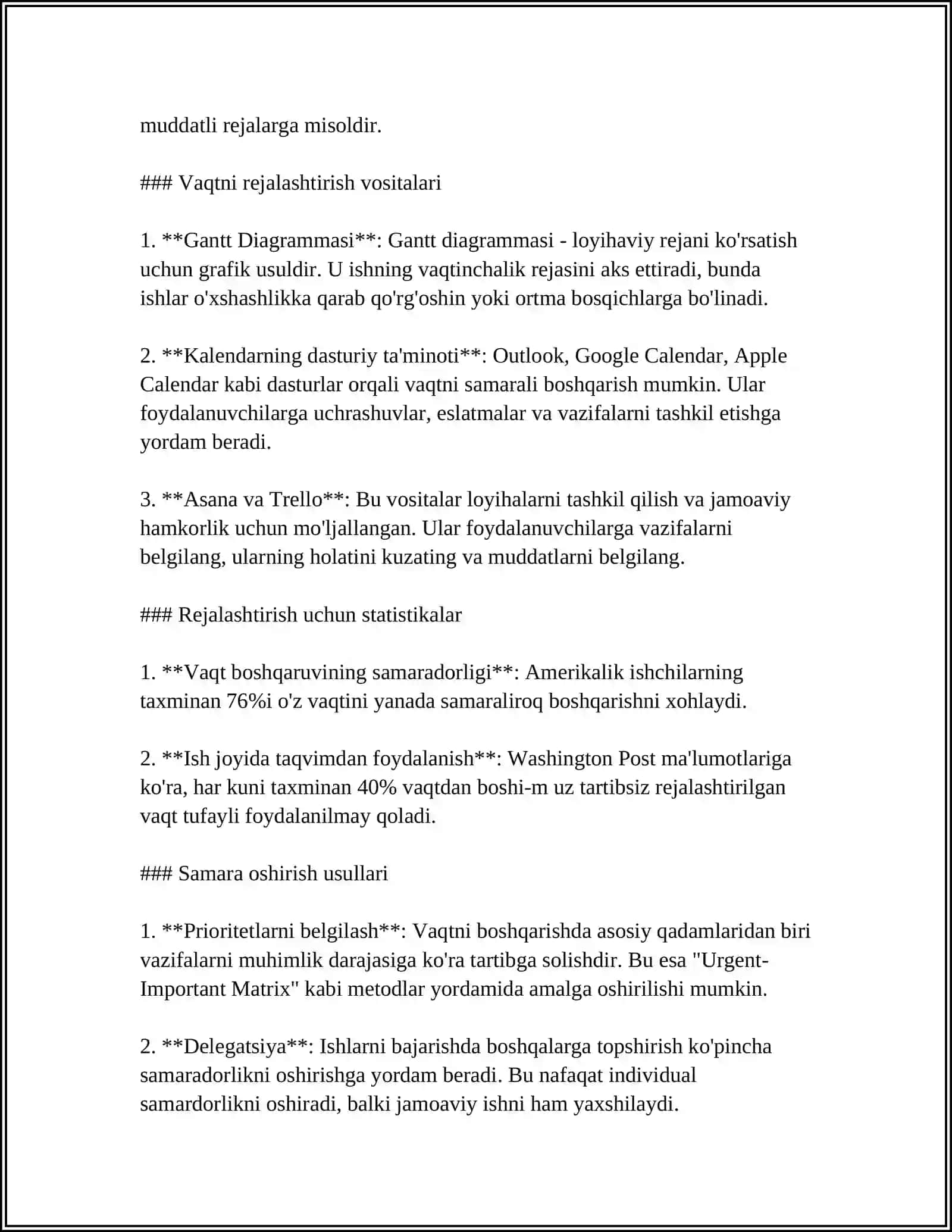 TARTIBLI UQISH VA SAMARALI AMALGA OSHIRISH OMILLARI 4