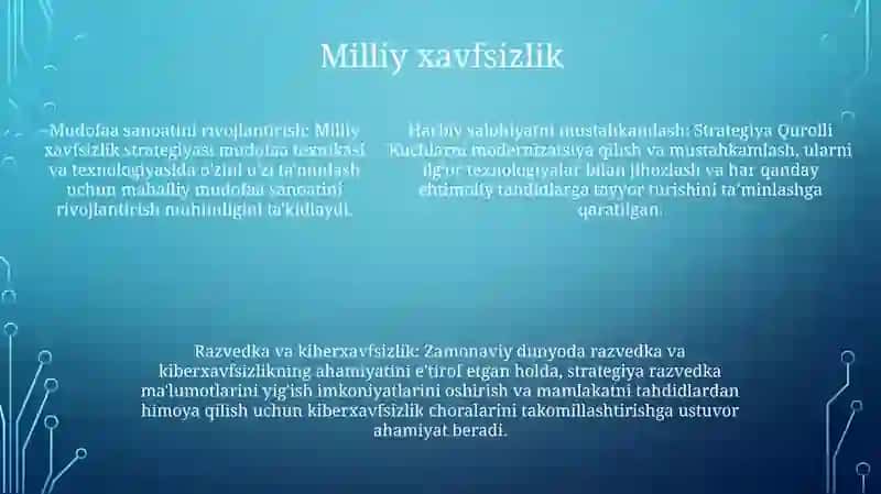 O‘Zbekiston Strategiyasi 4
