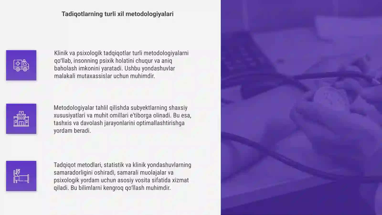 Klinik va psixologik tadiqotlar metadologiyasi 4