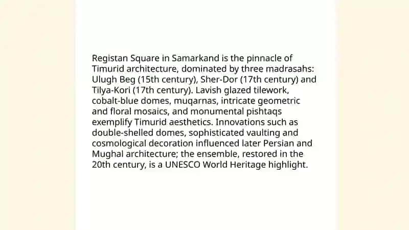 Interesting facts about Uzbekistan 4