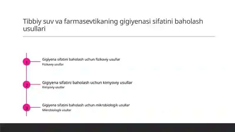 Suv va farmasevtik gigiyenik baholash 4