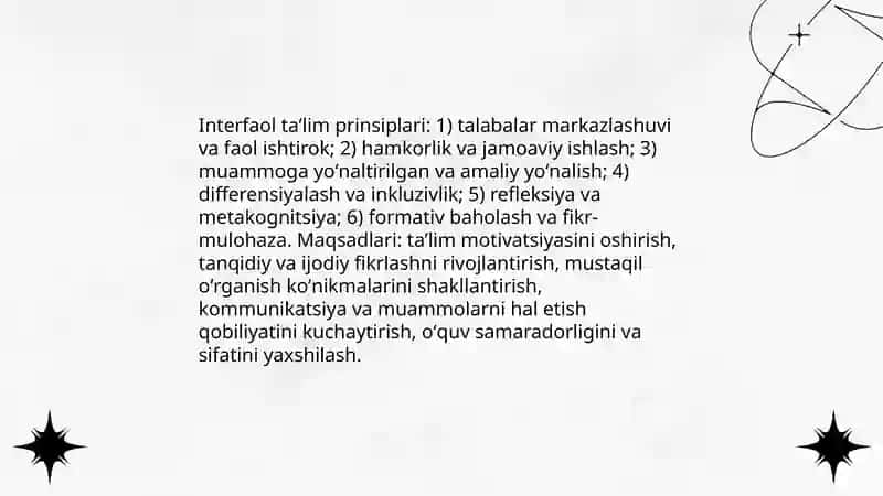 Interfaol metodlar va ularni qoʻllash mahorati 4