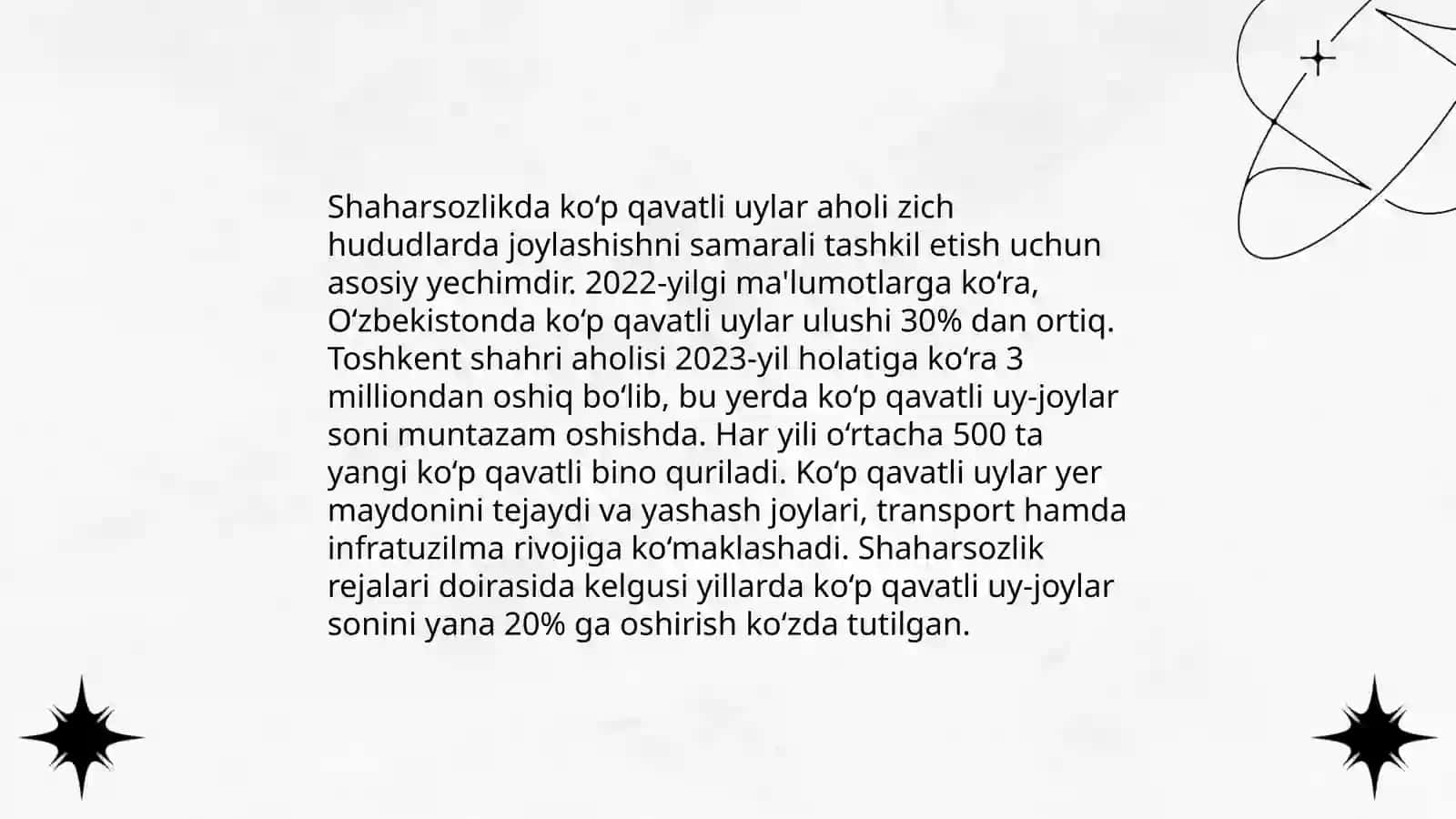 Koʻp qavatli turar joylar 4